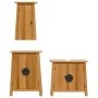 Conjunto de muebles de baño 3 piezas madera maciza de pino de , Muebles de baño - Ref: Foro24-3223457, Precio: 455,75 €, Desc...