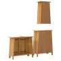 Conjunto de muebles de baño 3 piezas madera maciza de pino de , Muebles de baño - Ref: Foro24-3223457, Precio: 455,75 €, Desc...