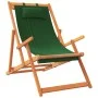 Folding beach chairs 2 units green fabric by , Garden chairs - Ref: Foro24-3214485, Price: 142,26 €, Discount: %