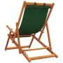 Folding beach chairs 2 units green fabric by , Garden chairs - Ref: Foro24-3214485, Price: 142,26 €, Discount: %