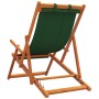 Klappbare Strandkörbe 2 Einheiten aus grünem Stoff von , Gartenstühle - Ref: Foro24-3214485, Preis: 147,63 €, Rabatt: %