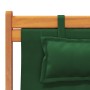 Klappbare Strandkörbe 2 Einheiten aus grünem Stoff von , Gartenstühle - Ref: Foro24-3214485, Preis: 147,63 €, Rabatt: %