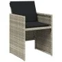 Garden armchairs with cushions 4 pcs light gray synthetic rattan by , Garden chairs - Ref: Foro24-4007440, Price: 217,92 €, D...