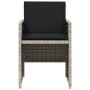 Garden armchairs with cushions 4 pcs light gray synthetic rattan by , Garden chairs - Ref: Foro24-4007440, Price: 139,02 €, D...