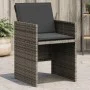 Garden armchairs with cushions 4 units gray synthetic rattan by , Garden chairs - Ref: Foro24-4007437, Price: 218,36 €, Disco...