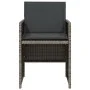 Garden armchairs with cushions 4 units gray synthetic rattan by , Garden chairs - Ref: Foro24-4007437, Price: 218,36 €, Disco...