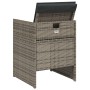 Garden armchairs with cushions 4 units gray synthetic rattan by , Garden chairs - Ref: Foro24-4007437, Price: 179,21 €, Disco...