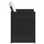 Garden chairs with cushions 4 units black synthetic rattan by , Garden chairs - Ref: Foro24-4007435, Price: 212,05 €, Discoun...