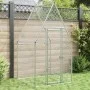 Jaula para gallinas acero galvanizado plateado 100x100x190 cm de , Jaulas y habitáculos para animales pequeños - Ref: Foro24-...