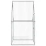 Jaula para gallinas acero galvanizado plateado 100x100x190 cm de , Jaulas y habitáculos para animales pequeños - Ref: Foro24-...
