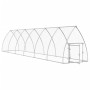Jaula para gallinas acero galvanizado plateado 600x105x120 cm