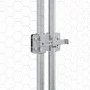 Chicken cage silver galvanized steel 400x105x182 cm by , Cages and habitats for small animals - Ref: Foro24-172556, Price: 14...