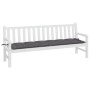 Gartenbankauflage anthrazitgrauer Oxford-Stoff 200x50x7 cm von , Kissen für Stühle und Sofas - Ref: Foro24-361640, Preis: 27,...