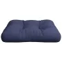 Cushion for pallet sofa in navy blue fabric 60x61.5x10 cm by , Cushions for chairs and sofas - Ref: Foro24-378222, Price: 26,...