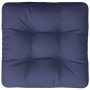 Cushion for pallet sofa in navy blue fabric 60x61.5x10 cm by , Cushions for chairs and sofas - Ref: Foro24-378222, Price: 26,...