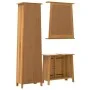 3-teiliges Badezimmermöbel-Set aus massivem Kiefernholz von , Badezimmermöbel - Ref: Foro24-3223462, Preis: 602,37 €, Rabatt: %