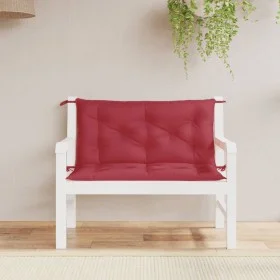 Garden bench cushions 2 pcs red red 100x50x7 cm by , Cushions for chairs and sofas - Ref: Foro24-361668, Price: 35,88 €, Disc...