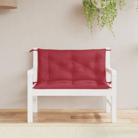 Gartenbankauflagen 2 Stück rot rot 100x50x7 cm von , Kissen für Stühle und Sofas - Ref: Foro24-361668, Preis: 35,84 €, Rabatt: %