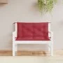 Gartenbankauflagen 2 Stück rot rot 100x50x7 cm von , Kissen für Stühle und Sofas - Ref: Foro24-361668, Preis: 35,84 €, Rabatt: %