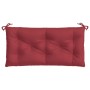 Garden bench cushions 2 pcs red red 100x50x7 cm by , Cushions for chairs and sofas - Ref: Foro24-361668, Price: 31,51 €, Disc...