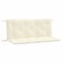 Garden bench cushions 2 pcs cream white 120x50x7 cm by , Cushions for chairs and sofas - Ref: Foro24-361680, Price: 39,71 €, ...