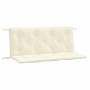Gartenbankauflagen 2 Stück cremeweiß 120x50x7 cm von , Kissen für Stühle und Sofas - Ref: Foro24-361680, Preis: 40,17 €, Raba...