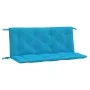 Cojines de banco de jardín 2 uds azul claro 120x50x7 cm de , Cojines para sillas y sofás - Ref: Foro24-361682, Precio: 37,22 ...