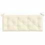 Garden bench cushions 2 pcs cream white 120x50x7 cm by , Cushions for chairs and sofas - Ref: Foro24-361680, Price: 39,71 €, ...