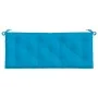 Cojines de banco de jardín 2 uds azul claro 120x50x7 cm de , Cojines para sillas y sofás - Ref: Foro24-361682, Precio: 37,22 ...