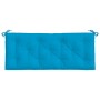 Cojines de banco de jardín 2 uds azul claro 120x50x7 cm de , Cojines para sillas y sofás - Ref: Foro24-361682, Precio: 37,68 ...