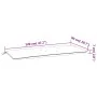 Garden bench cushions 2 pcs cream white 120x50x7 cm by , Cushions for chairs and sofas - Ref: Foro24-361680, Price: 39,71 €, ...
