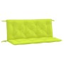 Garden bench cushions 2 pcs bright green 120x50x7 cm by , Cushions for chairs and sofas - Ref: Foro24-361689, Price: 29,32 €,...