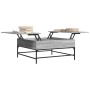Sonoma gray metal engineered wood coffee table 95x95x45 cm by , Coffee table - Ref: Foro24-3217067, Price: 114,66 €, Discount: %