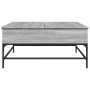 Sonoma gray metal engineered wood coffee table 95x95x45 cm by , Coffee table - Ref: Foro24-3217067, Price: 114,66 €, Discount: %