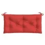 Cojín de banco de jardín tela Oxford rojo 110x50x7 cm de , Cojines para sillas y sofás - Ref: Foro24-361817, Precio: 25,97 €,...