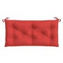 Gartenbankauflage Oxford-Stoff rot 110x50x7 cm von , Kissen für Stühle und Sofas - Ref: Foro24-361817, Preis: 26,27 €, Rabatt: %