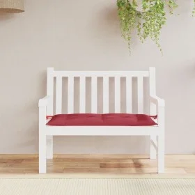 Cojín de banco de jardín tela Oxford rojo tinto 110x50x7 cm de , Cojines para sillas y sofás - Ref: Foro24-361820, Precio: 26...