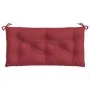 Garden bench cushion Oxford fabric red red 110x50x7 cm by , Cushions for chairs and sofas - Ref: Foro24-361820, Price: 26,08 ...