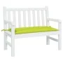 Gartenbankauflage Oxford-Stoff hellgrün 110x50x7 cm von , Kissen für Stühle und Sofas - Ref: Foro24-361822, Preis: 26,08 €, R...
