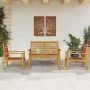 Juego de muebles de jardín 4 piezas madera maciza de acacia de , Conjuntos de jardín - Ref: Foro24-3211794, Precio: 285,51 €,...