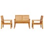 Gartenmöbel-Set 4-teilig aus massivem Akazienholz von , Gartensets - Ref: Foro24-3211794, Preis: 290,80 €, Rabatt: %