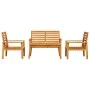 Juego de muebles de jardín 4 piezas madera maciza de acacia de , Conjuntos de jardín - Ref: Foro24-3211794, Precio: 285,51 €,...