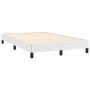 Box spring bed with white synthetic leather mattress 120x190 cm by , Beds and slatted bases - Ref: Foro24-3269820, Price: 443...
