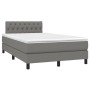 Boxspringbett mit dunkelgrauer Stoffmatratze 120x190 cm von , Betten und Lattenroste - Ref: Foro24-3269745, Preis: 393,76 €, ...
