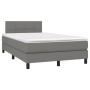 Boxspringbett mit dunkelgrauer Stoffmatratze 120x190 cm von , Betten und Lattenroste - Ref: Foro24-3269724, Preis: 407,62 €, ...
