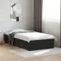 Black engineered wood bed with drawers 90x200 cm by , Beds and slatted bases - Ref: Foro24-3280427, Price: 107,16 €, Discount: %