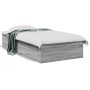 Sonoma-graues Holzwerkstoffbett mit Schubladen 90 x 190 cm von , Betten und Lattenroste - Ref: Foro24-3280438, Preis: 113,10 ...