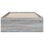 Sonoma-graues Holzwerkstoffbett mit Schubladen 90 x 190 cm von , Betten und Lattenroste - Ref: Foro24-3280438, Preis: 113,10 ...