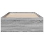 Sonoma-graues Holzwerkstoffbett mit Schubladen 90 x 200 cm von , Betten und Lattenroste - Ref: Foro24-3280431, Preis: 117,79 ...