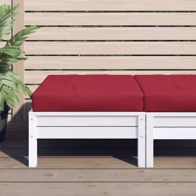 Red red Oxford fabric pallet sofa cushion 60x60x8 cm by , Cushions for chairs and sofas - Ref: Foro24-361801, Price: 22,28 €,...